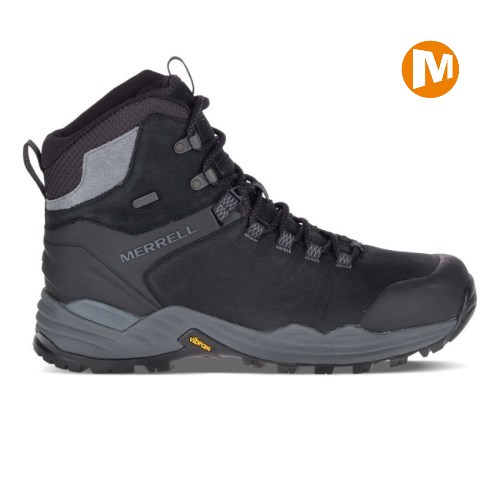 Merrell Phaserbound 2 Tall Waterproof Wanderschuhe Herren Schwarz [DE-ADEUS]